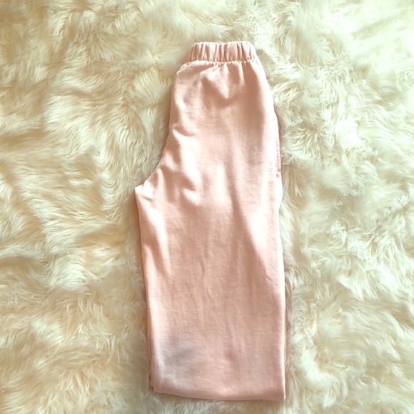 Brandy Melville Pants - Brandy Melville pastel pink Rosa sweats!